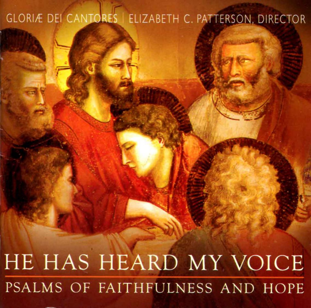 CD liner notes front cover "He has heard my Voice"