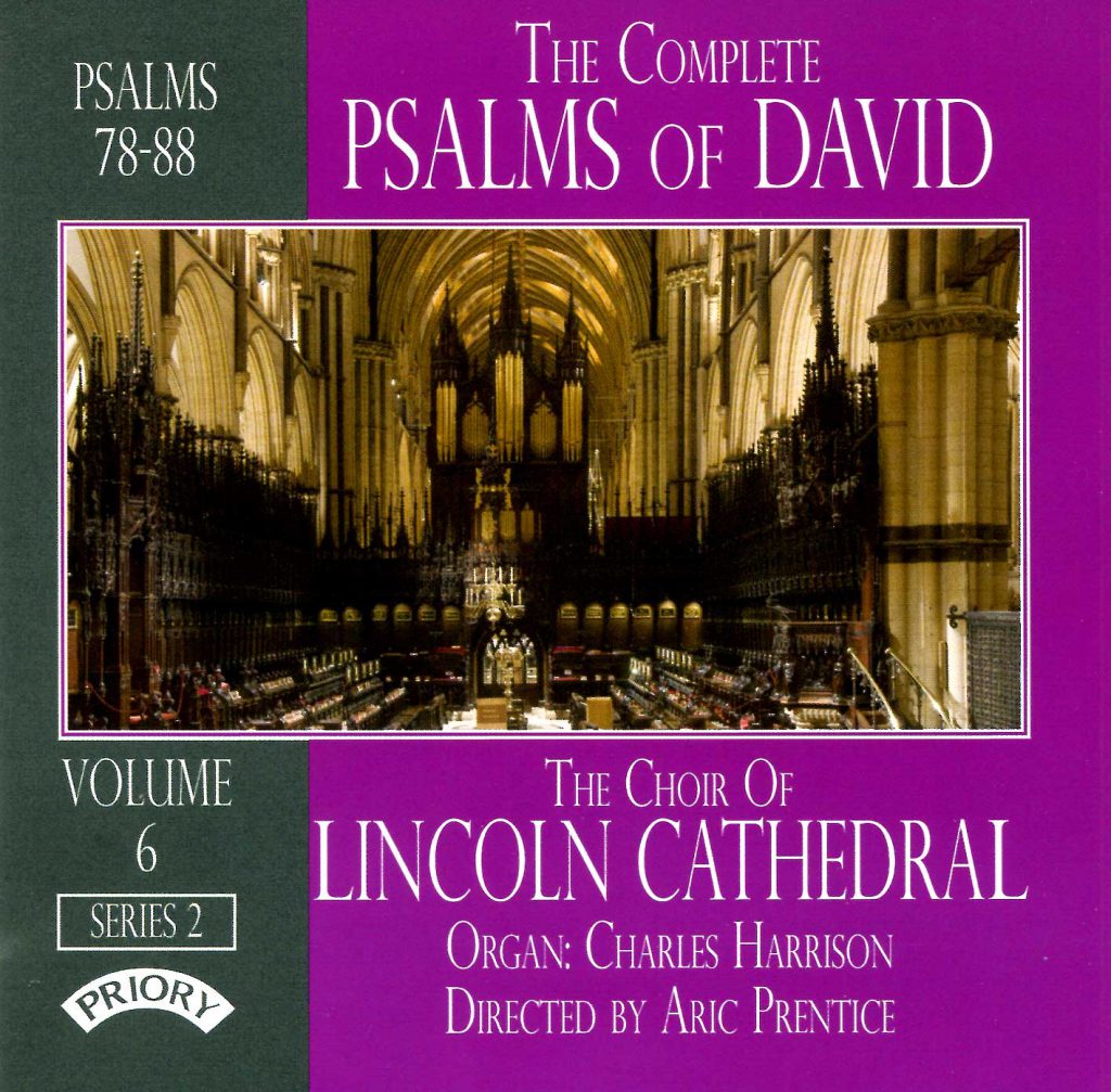 CD liner notes front cover "The Complete Psalms of David" - Series 2, Volume 6