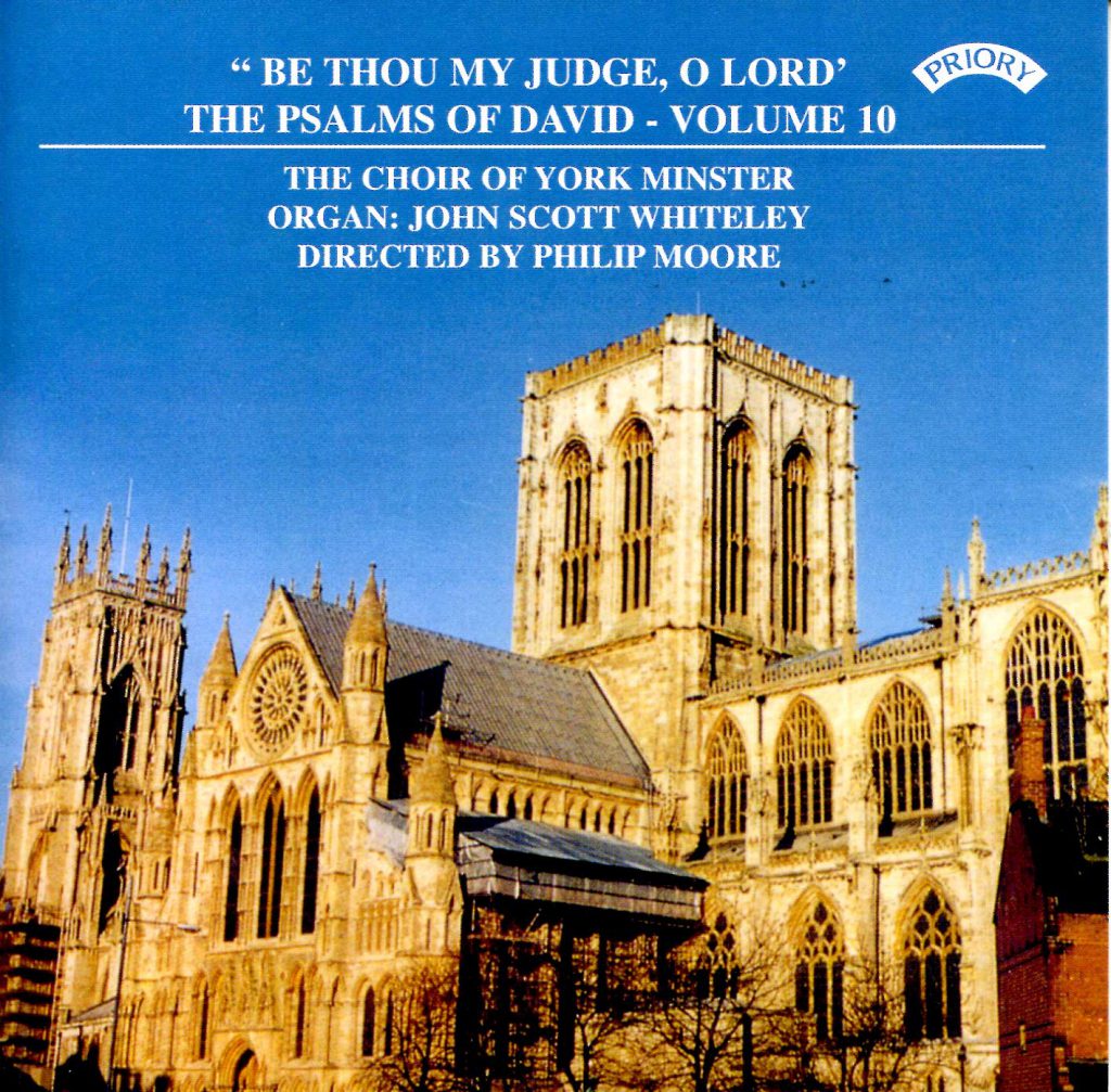 CD liner notes front cover "Be Thou my judge, O Lord - The Psalms of David" - Series 1, Volume 10