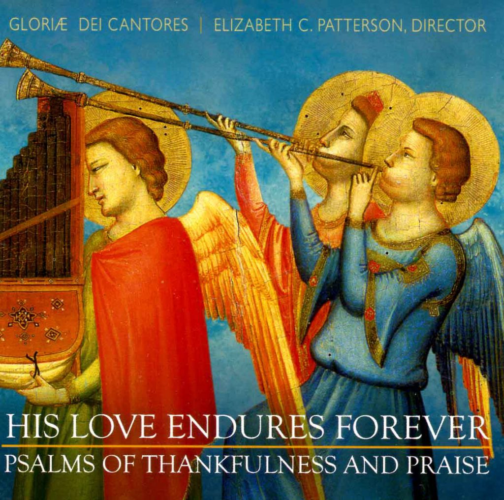CD liner notes front cover "His love endures Forever"