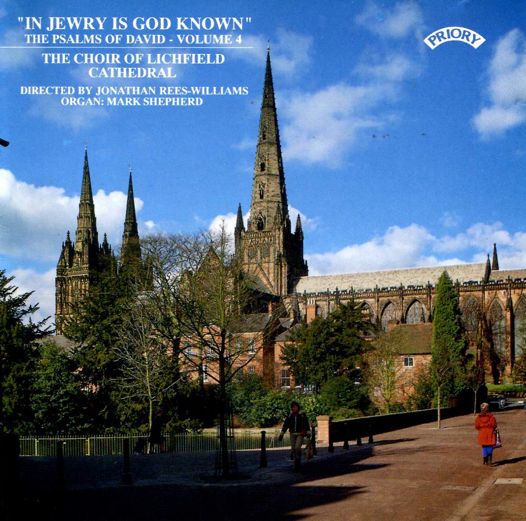 CD liner notes front cover "In Jewry is God known - The Psalms of David" - Series 1, Volume 4