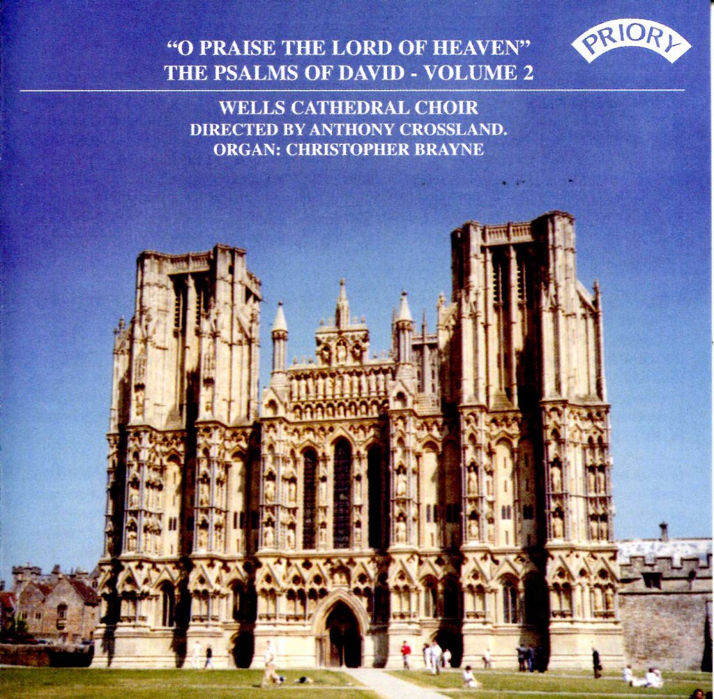 CD liner notes front cover "O praise the Lord of heaven - The Psalms of David" - Series 1, Volume 2