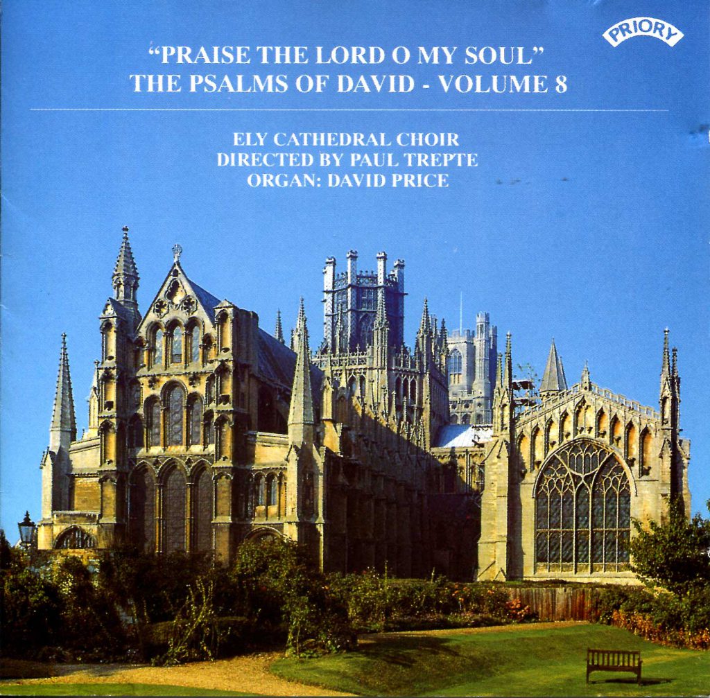 CD liner notes front cover "Praise the Lord O my soul - The Psalms of David" - Series 1, Volume 8