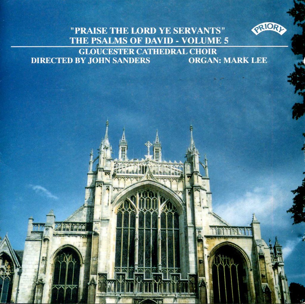 CD liner notes front cover "Praise the Lord ye servants - The Psalms of David" - Series 1, Volume 5