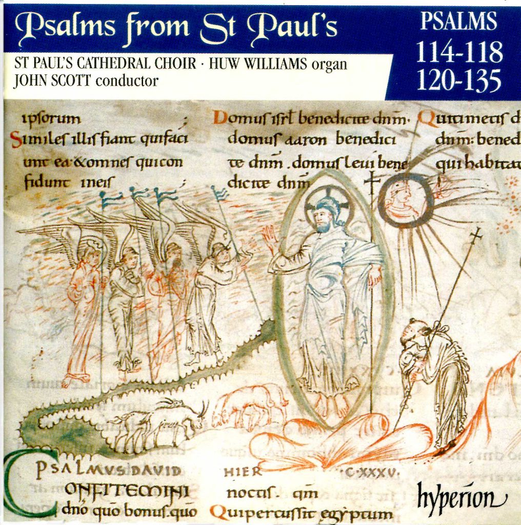 CD liner notes front cover "Psalms from St Paul's" - Volume 10