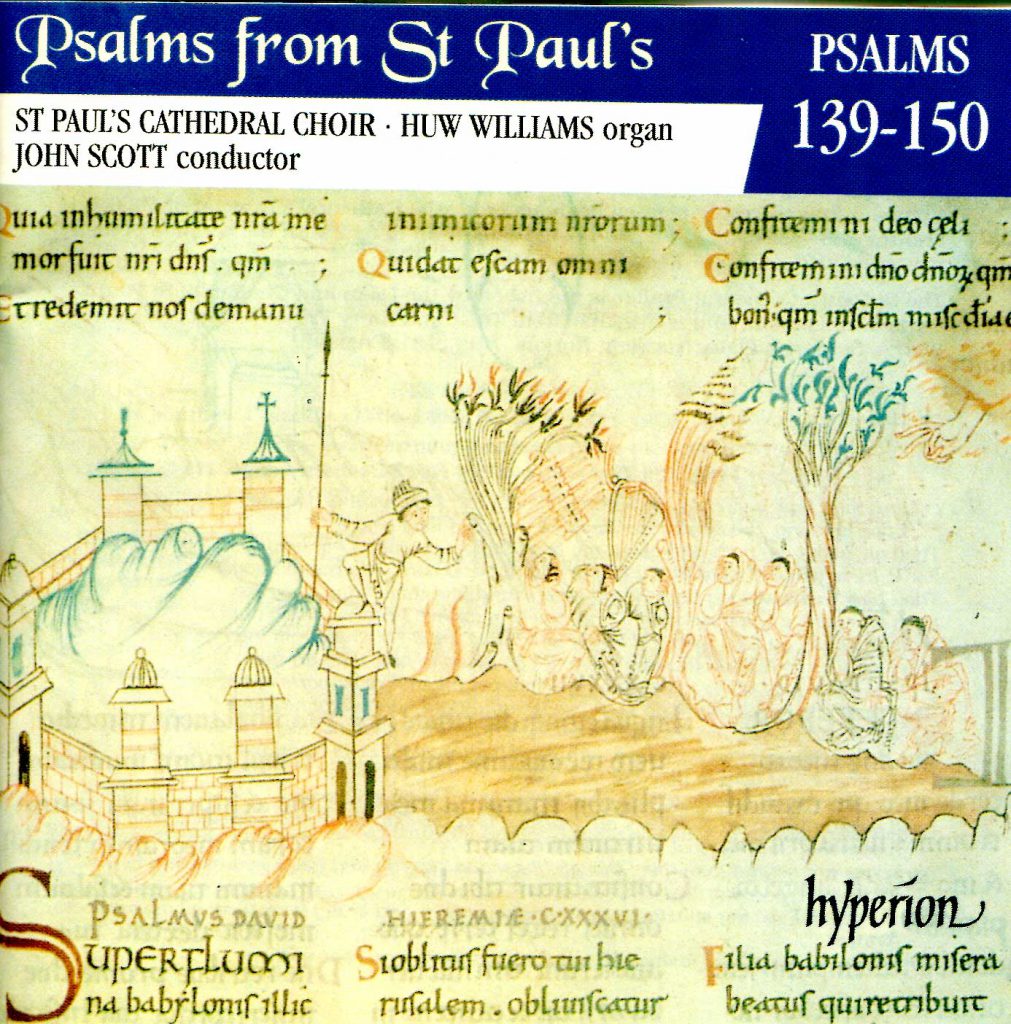 CD liner notes front cover "Psalms from St Paul's" - Volume 12