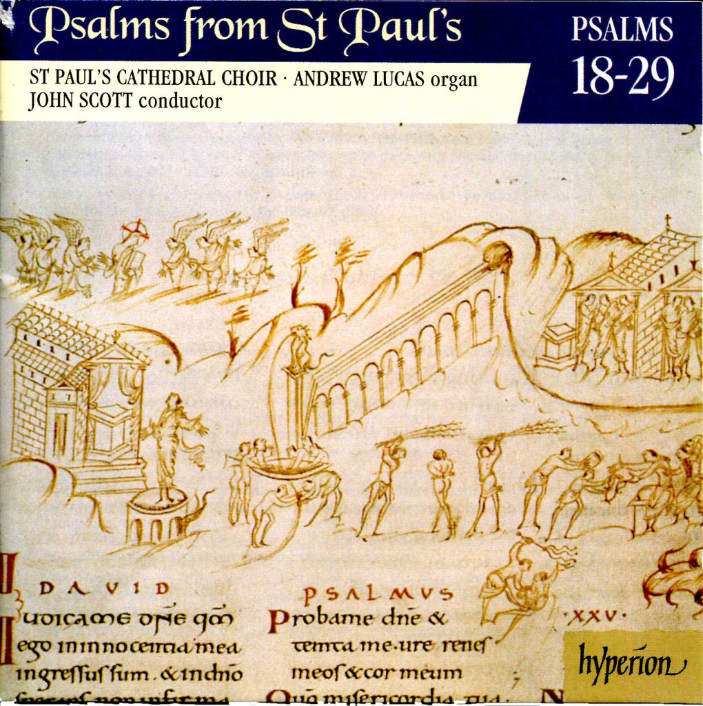 CD liner notes front cover "Psalms from St Paul's" - Volume 2