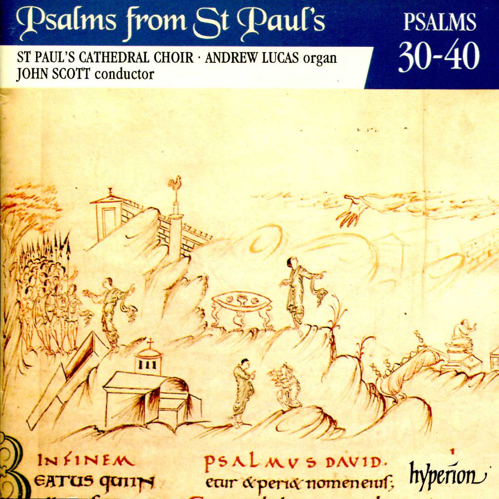 CD liner notes front cover "Psalms from St Paul's" - Volume 3
