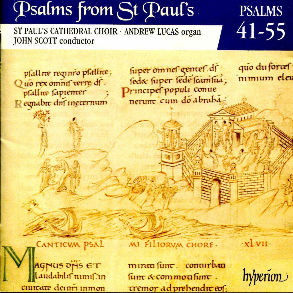 CD liner notes front cover "Psalms from St Paul's" - Volume 4