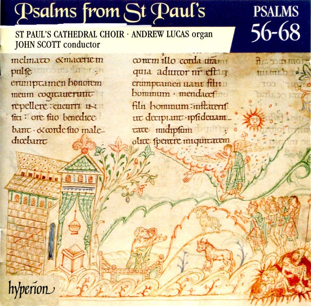 CD liner notes front cover "Psalms from St Paul's" - Volume 5