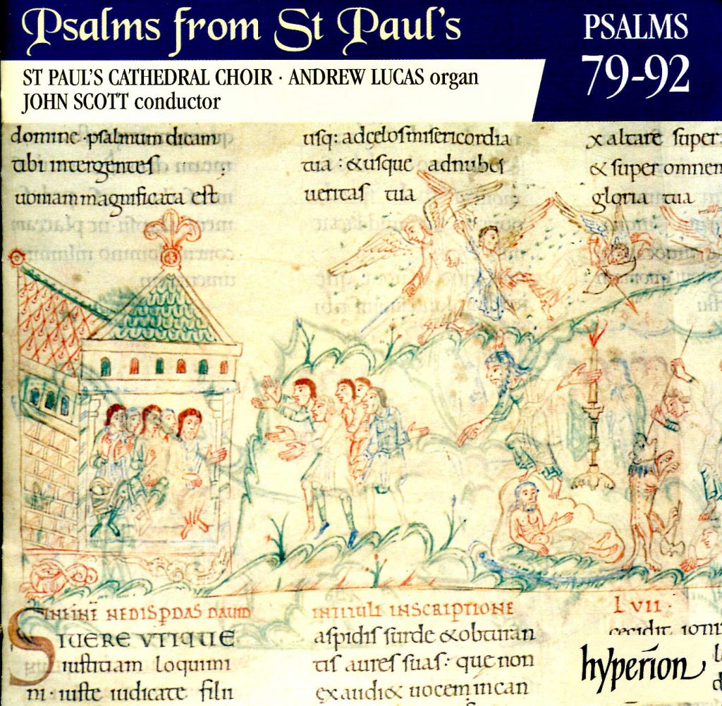 CD liner notes front cover "Psalms from St Paul's" - Volume 7