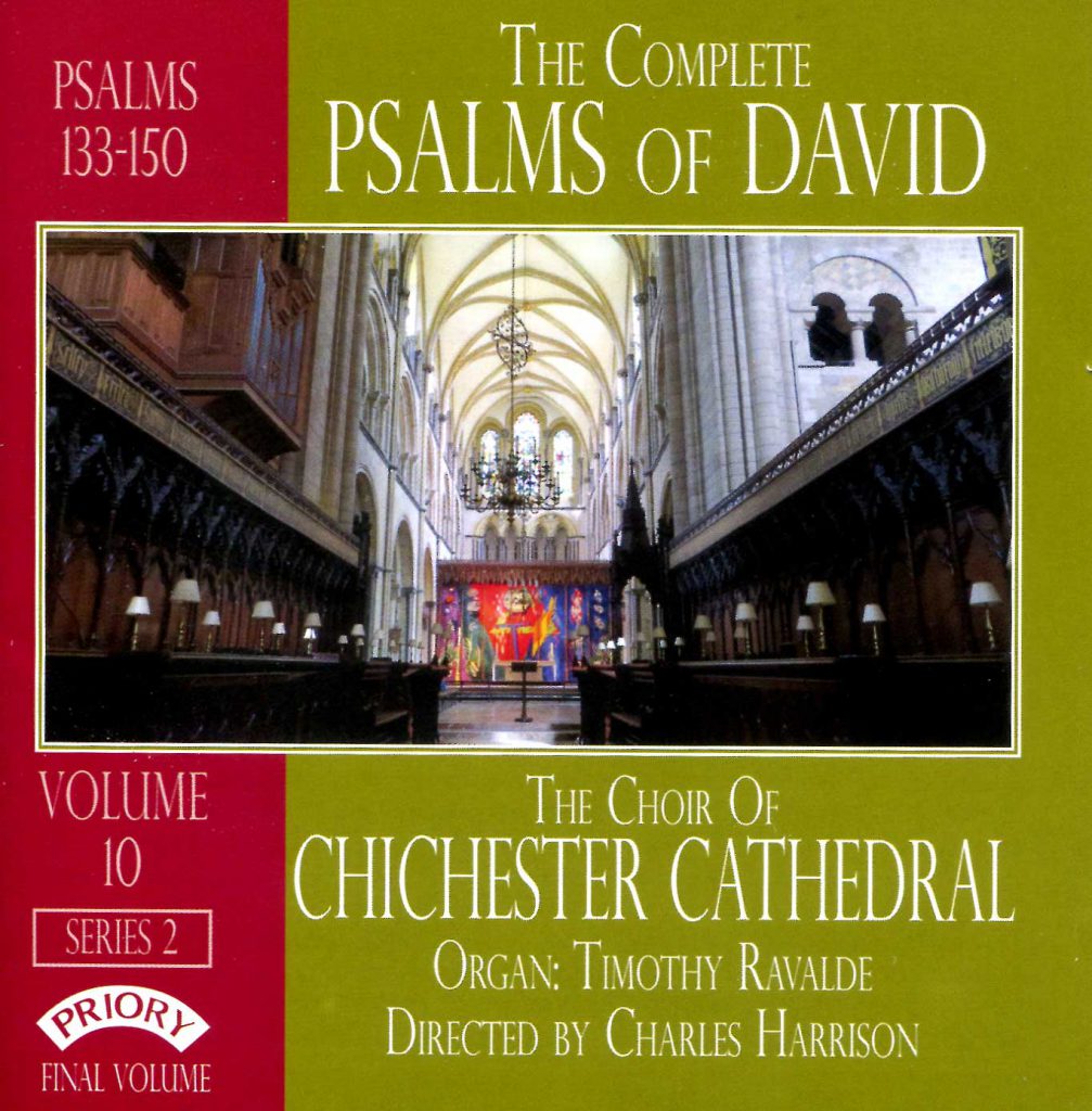 CD liner notes front cover "The Complete Psalms of David" - Series 2, Volume 10