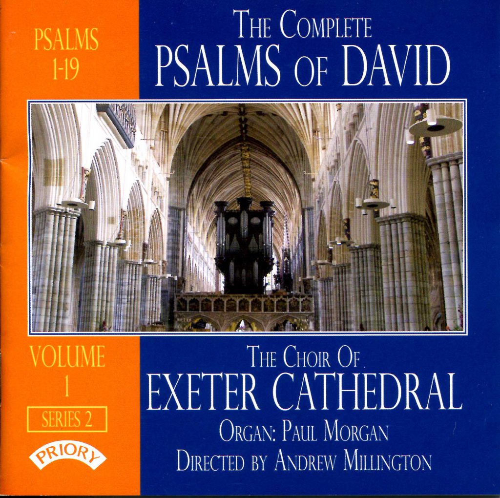 CD liner notes front cover "The Complete Psalms of David" - Series 2, Volume 1