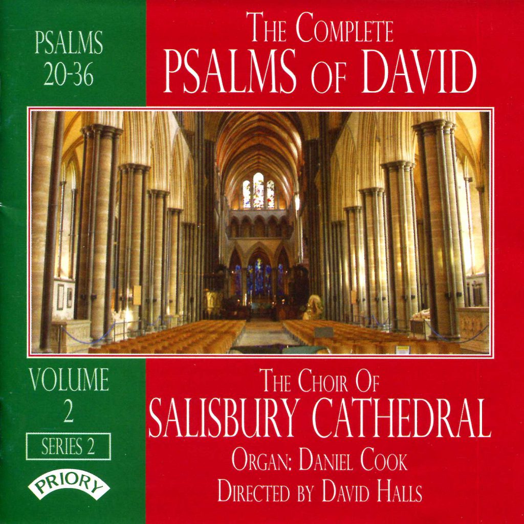 CD liner notes front cover "The Complete Psalms of David" - Series 2, Volume 2