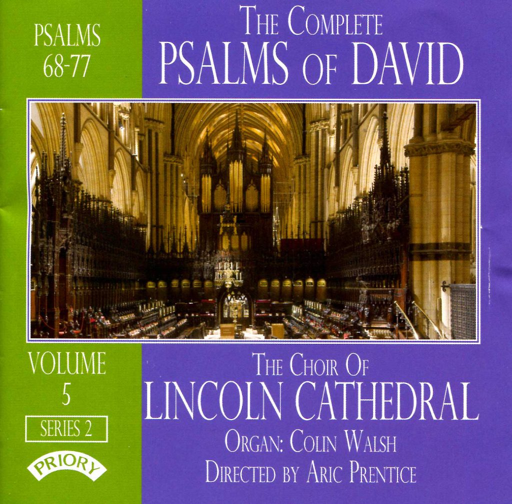 CD liner notes front cover "The Complete Psalms of David" - Series 2, Volume 5