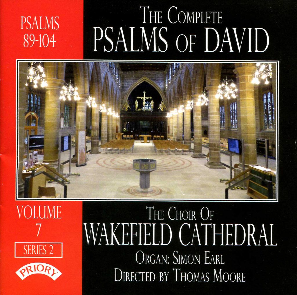 CD liner notes front cover "The Complete Psalms of David" - Series 2, Volume 7