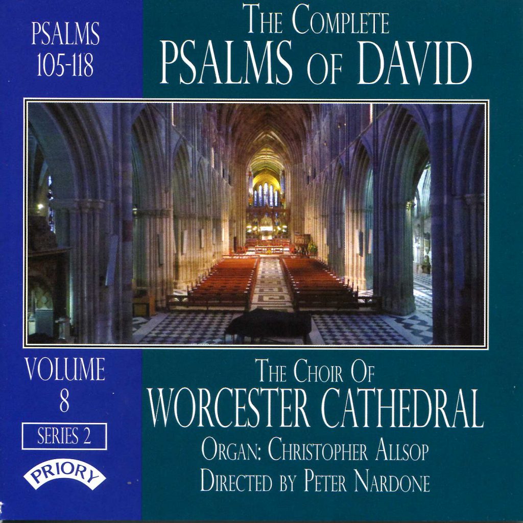 CD liner notes front cover "The Complete Psalms of David" - Series 2, Volume 8