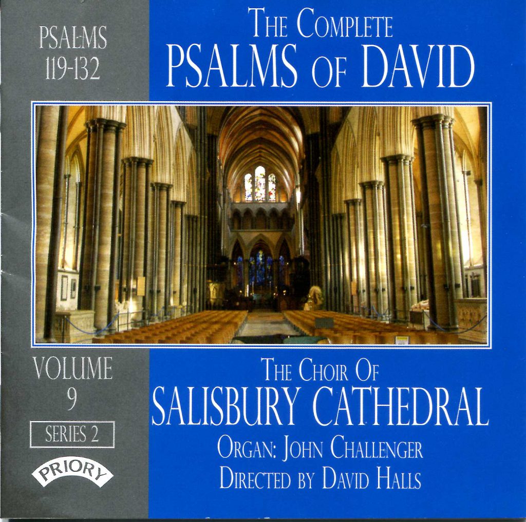 CD liner notes front cover "The Complete Psalms of David" - Series 2, Volume 9